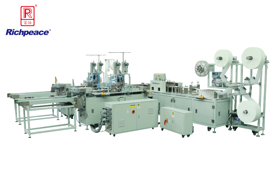 富怡平面口罩一拖二全自動生產(chǎn)線