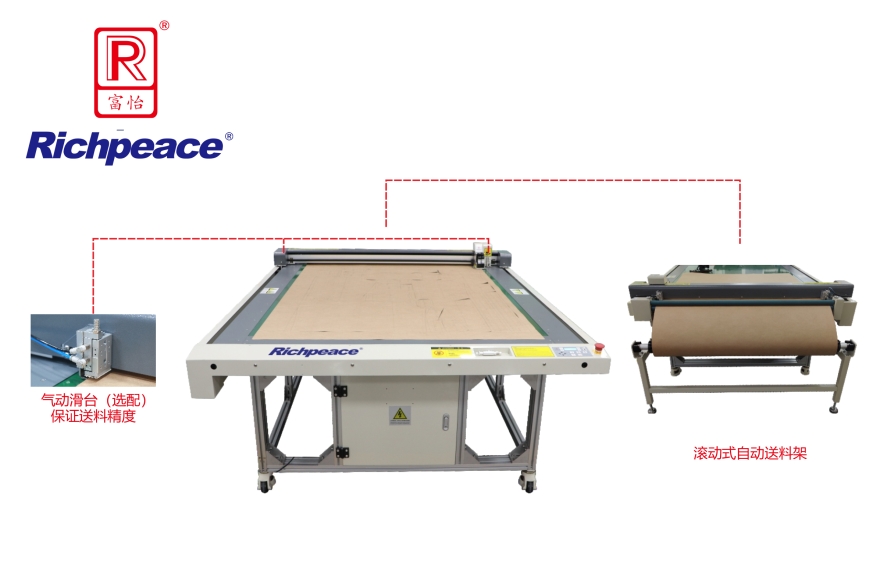 富怡平板噴墨切割一體機