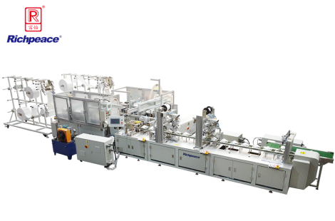 富怡全自動罩杯口罩二合一標(biāo)準(zhǔn)型生產(chǎn)線（焊頭帶）