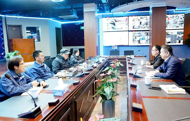 中縫協(xié)楊曉京理事長(zhǎng)一行蒞臨富怡考察調(diào)研！